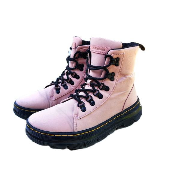 Dr. Martens Combs Nylon Combat Platform Boots 8 - Picture 1 of 11